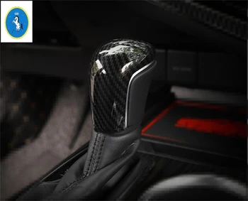 

Yimaautotrims Gear Head Shift Knob Cover Trim Fit For Toyota Camry 2018 2019 2020 / ABS Matte / Carbon Fiber Look Auto Accessory