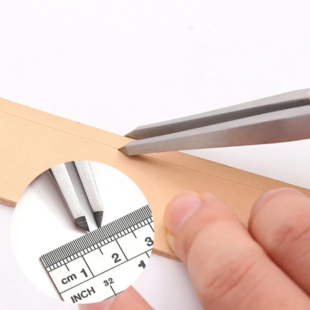 Регулируемая нержавеющая сталь расстояние Калибр чертёжная линия DIY Кожа ремесло инструмент хороший