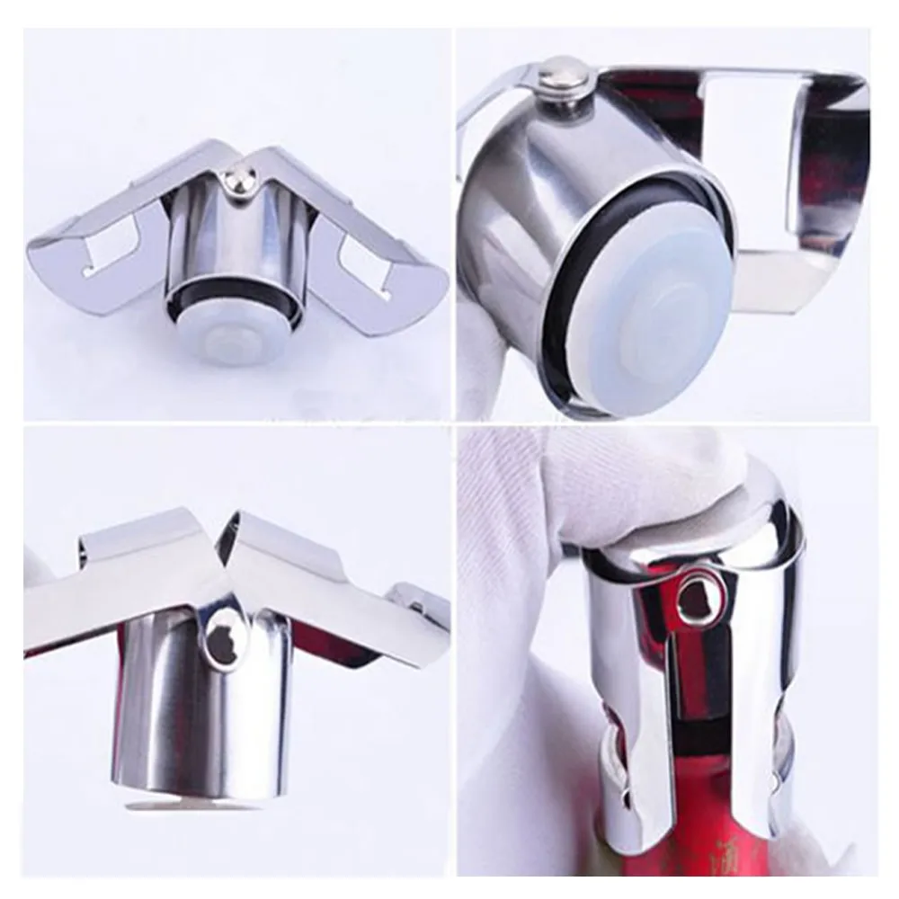 Professional Red Wine Champagne Sparkling Wine Bottle Stopper Sealer Fizz Keeper