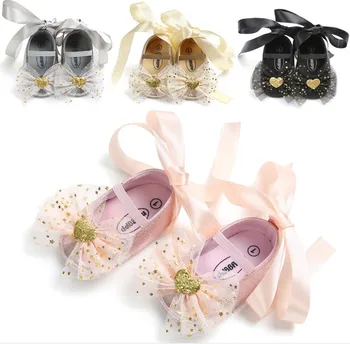 

Baby Shoes New Autumn/Spring Newborn Girls Shoes Toddler Shoes Anti-slip Soft Baby Sequin Casual Sneakers