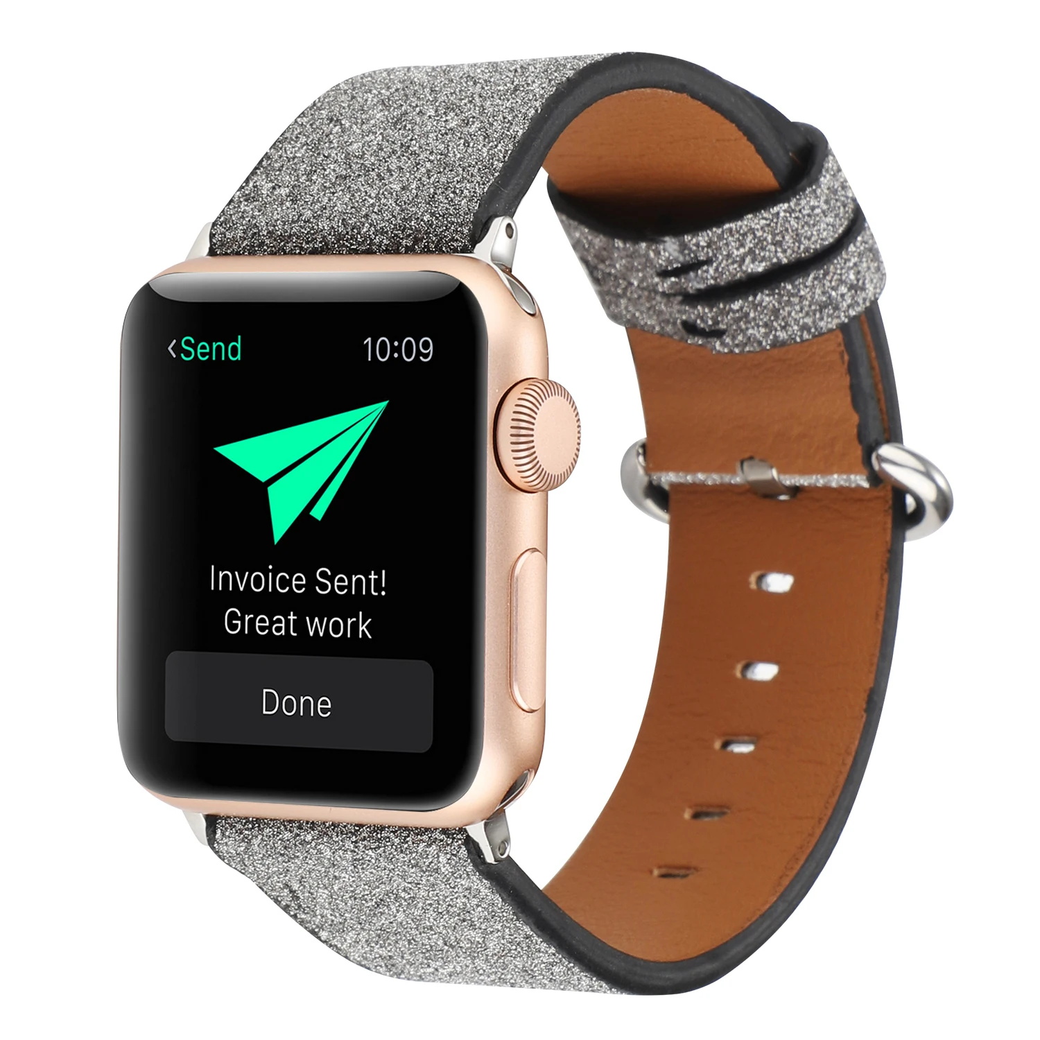 Ремешок для часов apple Watch кожаный ремешок для apple watch кожаный ремешок 44 мм 40 мм 38 мм 42 мм для iwatch 5 4 3 2 1 Аксессуары для ремешка