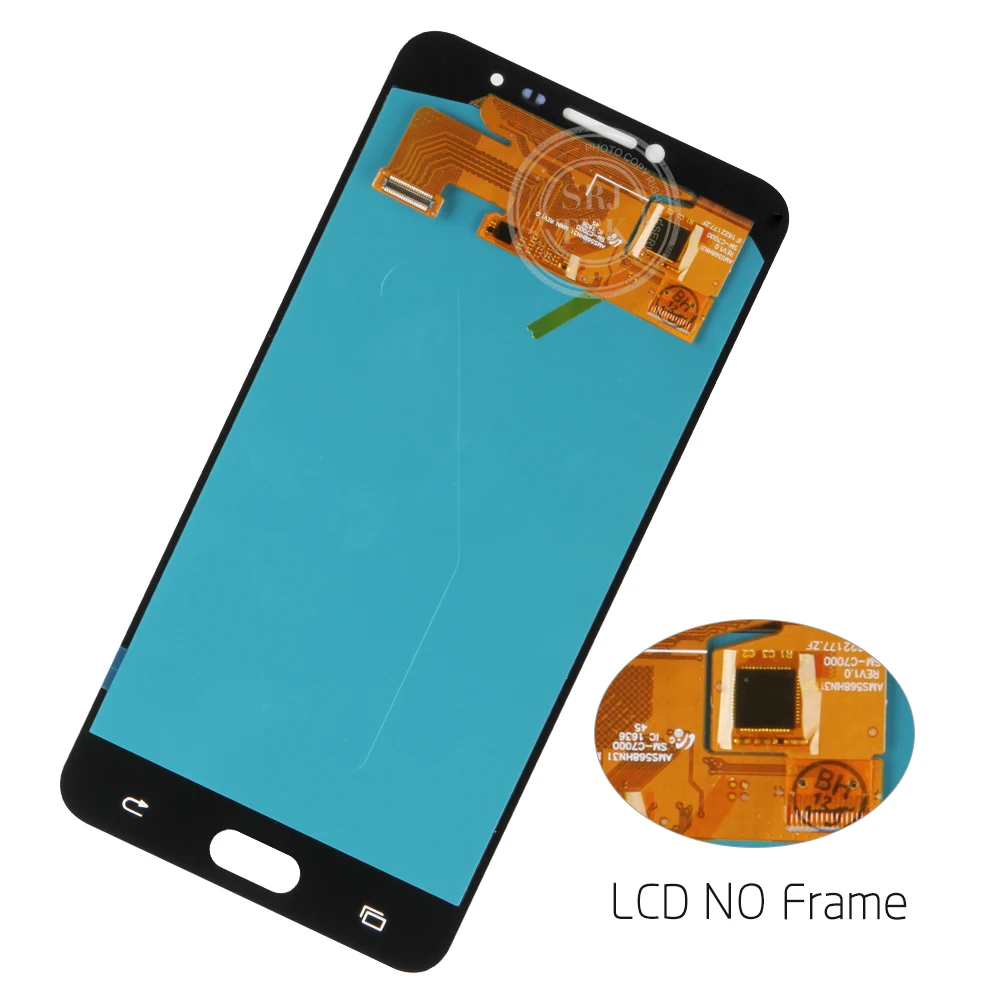 Для Samsung Galaxy C7 C7000 SM-C7000 активно-матричные осид, телефоны ЖК-дисплей S Дисплей Сенсорный экран полный дигитайзер сборка датчик lcd Замена