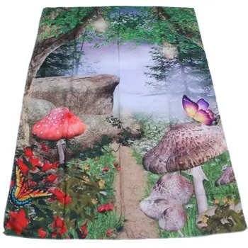 

Forest Wall Tapestry Mushroom Decor Design, Bedroom Living Room Dorm Wall Hanging,100*150cm
