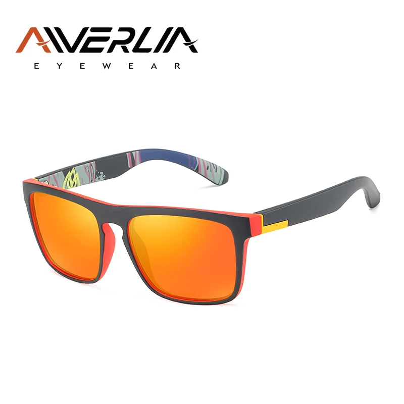 AIVERLIA поляризационные солнцезащитные очки, мужские очки, мужские солнцезащитные очки для вождения, брендовые дизайнерские очки, аксессуары Oculos UV400 - Цвет линз: C4