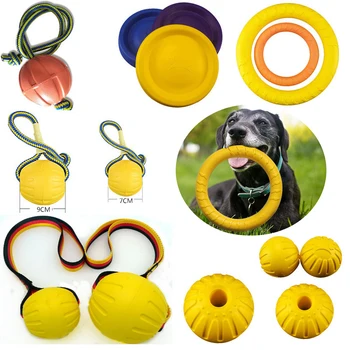 

Dog Toys EVA Flying Discs Pet Puppy Training Ring Dog Portable Outdoor for Small Large Dog Chew Toys Pet Motion Dog Supplies
