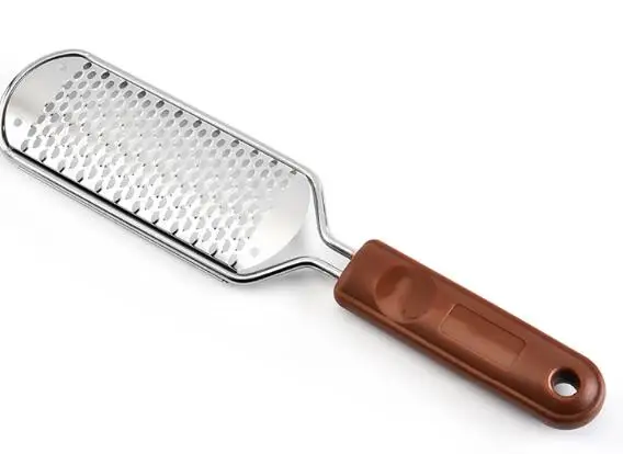 Терка Microplane для ног, пилочка для пятки, педикюр, средство для удаления мозолей, жесткий скруббер для омертвевшей кожи, черный скраб для ног, инструменты для маникюра