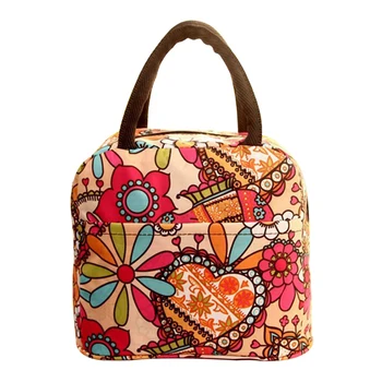 

Portable Storage Pouch Picnic Waterproof Thicken Cooler Box Food Thermal Insulated Snacks Carry Tote Printing Travel Lunch Bag