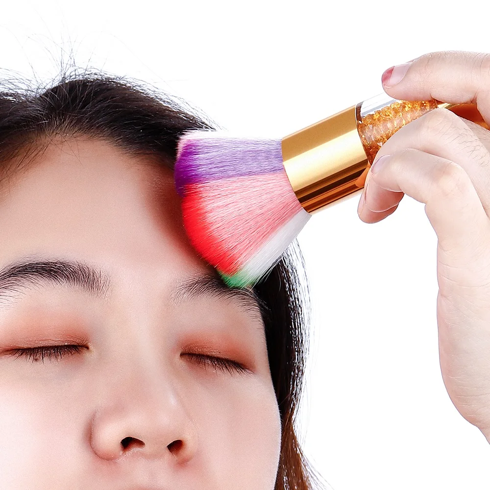 Большие просторные кисти для румян кисть пудры потрясающая косметика девушек и