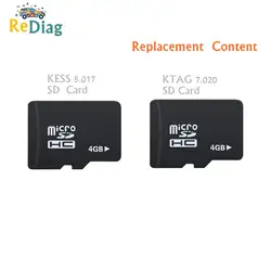 2019 KESSV2 KESS V2/KTAG sd-карта ремонтный чип без жетонов предел V5.017 KTAG V7.020 ECU программист Замена