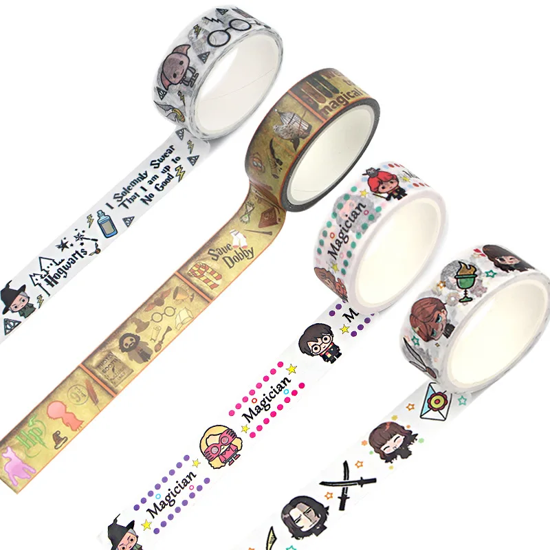 Cinta adhesiva LX225 de Anime, Washi Tape, pegatinas decorativas de papelería, cintas mate