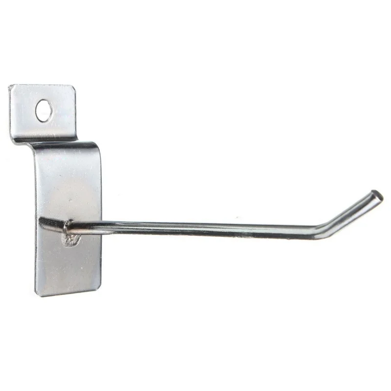 

25 x Slatwall Single Hook Pin Shop Display Fitting Prong Hanger