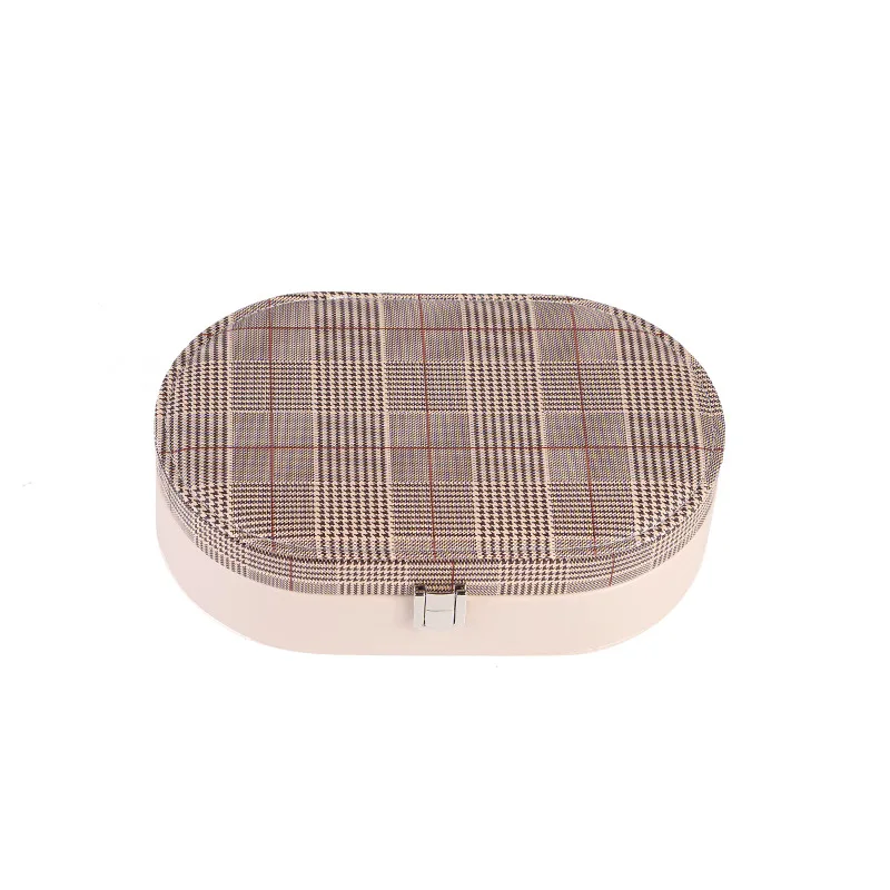 

Simple cosmetics storage box single-layer Oval jewelry watch decorative box multi-color optional