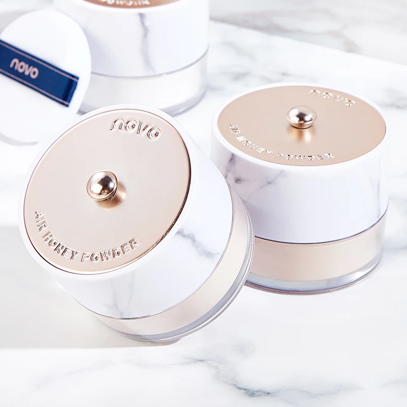 

Light Air Loose Powder Transparent Setting Powder Waterproof Lasting Oil control Moisture Finish Face Makeup With Cosmetic Puff