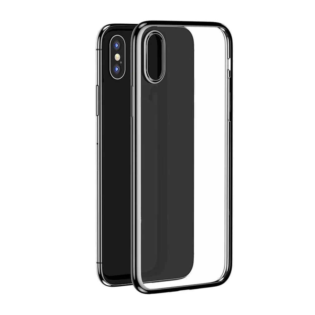 

Electroplated Protective Shell Slim All-inclusive Anti-fall Colorful TPU Soft Shell for iPhone XR XS MAX Mobile Phone Case