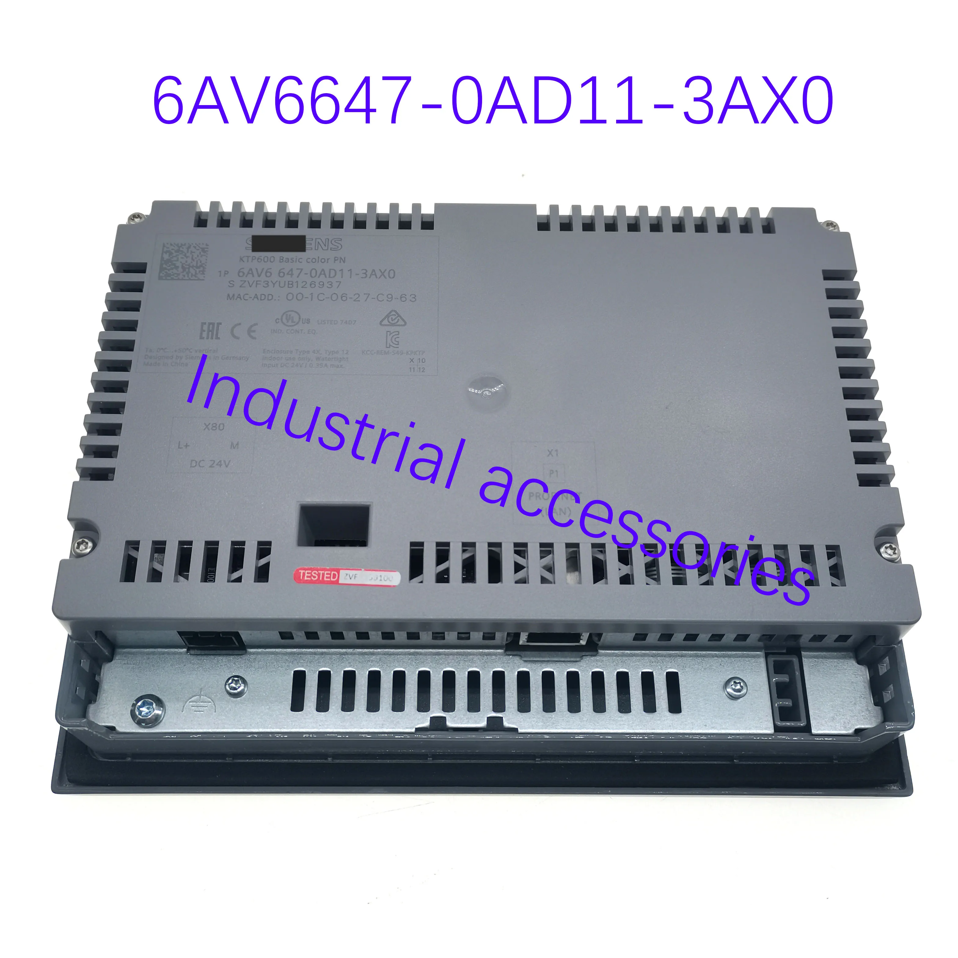Brand new original 6AV6647-0AD11-3AX0 HMI KTP600 6-inch touch screen spot | Электроника