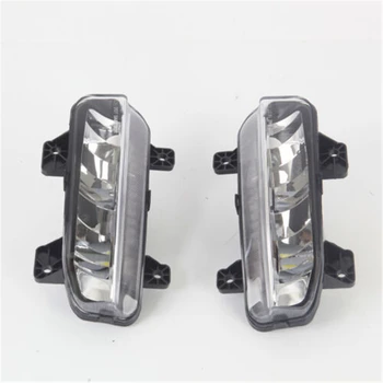 

1 Pair Car LED Fog Lamp DRL For Dodge Ram 1500 DT 2019 2020 Front Bumper Driving Light Lamps Daytime Running Light Clear Lens