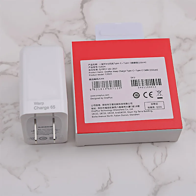 65w fast charger 65W Warp Charger For OnePlus 9 Pro 9R 8T 6A 2M USB-C to USB-C Dash/Warp Charging Adapter For One Plus 8 Pro Nord 7T Pro 7 6T 1+6 usb quick charge Chargers