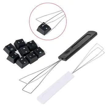 

1PC Steel Wire Keyboard Key Keycap Puller Plastic Handle Remover With Unloading Steel Cleaning Tool