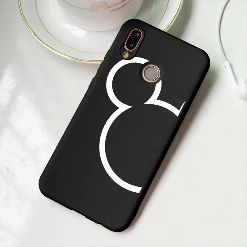 Khe-miqibant Розовый матовый Мягкий ТПУ чехол с котом для huawei P30 P8 P9 P10 P20 mate 20 10 Lite Y6 Pro Y9 P Smart Plus чехол-накладка - Цвет: Khe-miqibant