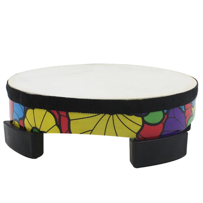 

Children Toys Game Drum Musical Game Instrument Kids Wooden Hand Drum Applique Floor Drum