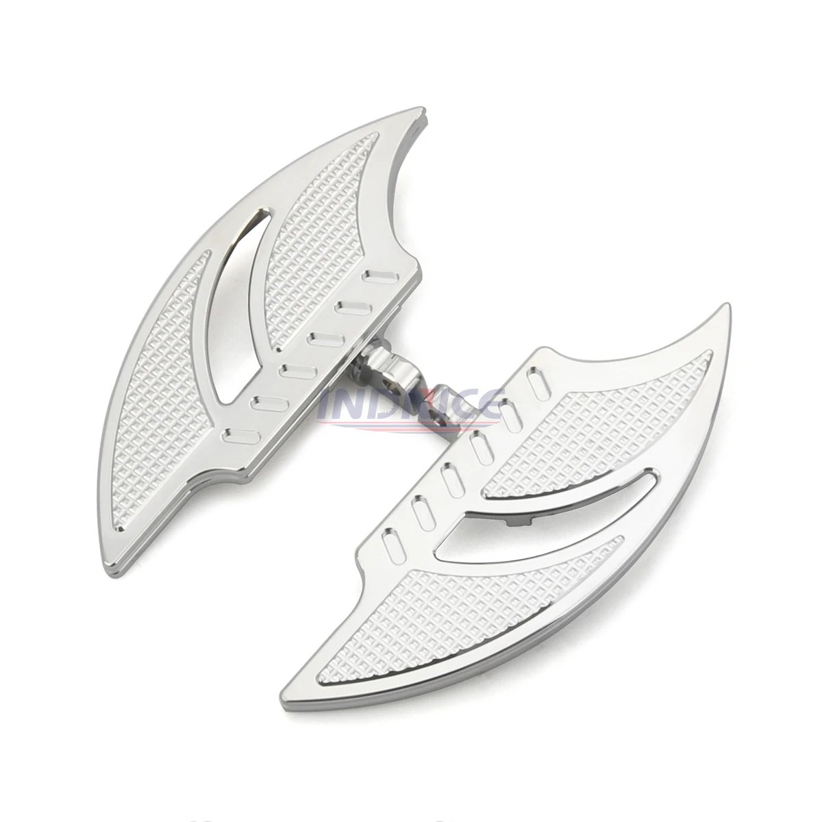 Черный хром пассажирский Tomahawk Напольная доска подножки для Harley Touring Dyna XL - Цвет: 2