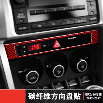 

Carbon Fiber Interior Center Control Frame refitting Car Sticker For Subaru BRZ Toyota 86 2013-2017 Car accessories hxh