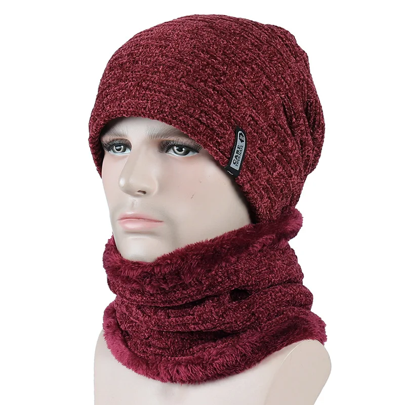 YRRETY зимняя шапка Skullies Beanies шапки зимние шапки для мужчин и женщин шерстяной шарф шапки Балаклава шапка-маска бини вязаная шапка