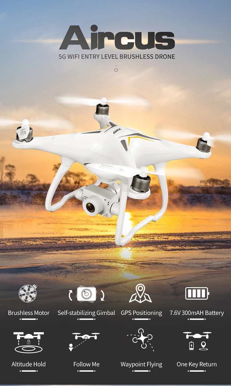GPS zángano sin escobillas profesional 5G Me sigue WiFi FPV HD 1080P Cámara del phantom 3 phantom 4 pro RC Drone RC Quadcopter