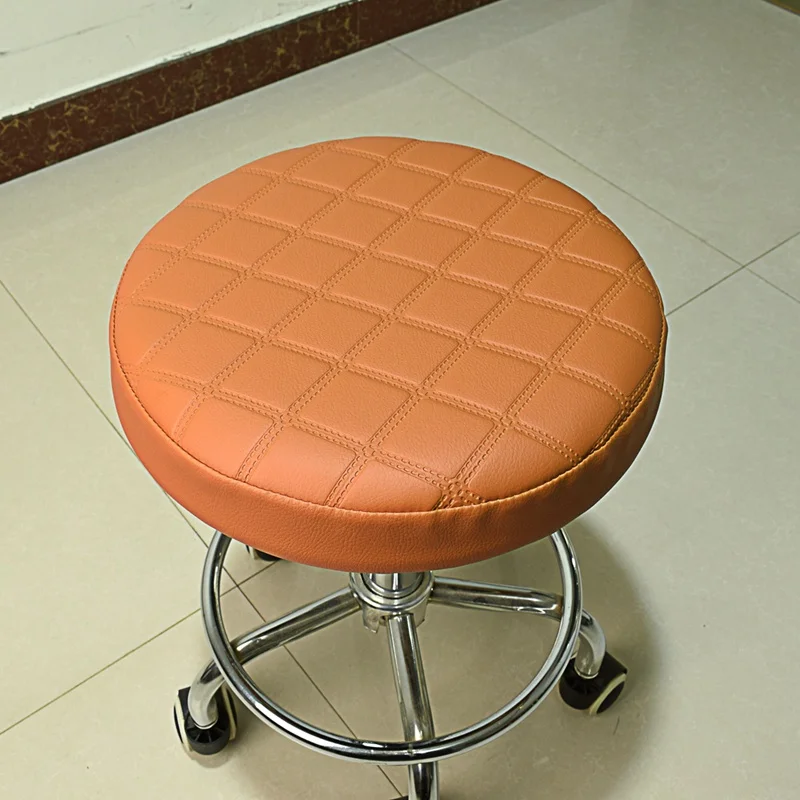 Чехол для стула круглый клетчатый 5 цветов|chair cover|stool coverstool seat covers |