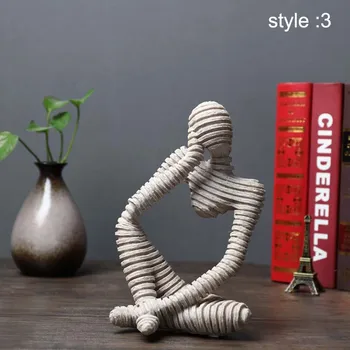 

Sandstone Abstract Figure Decorative Ornaments for Living Room Office TP899