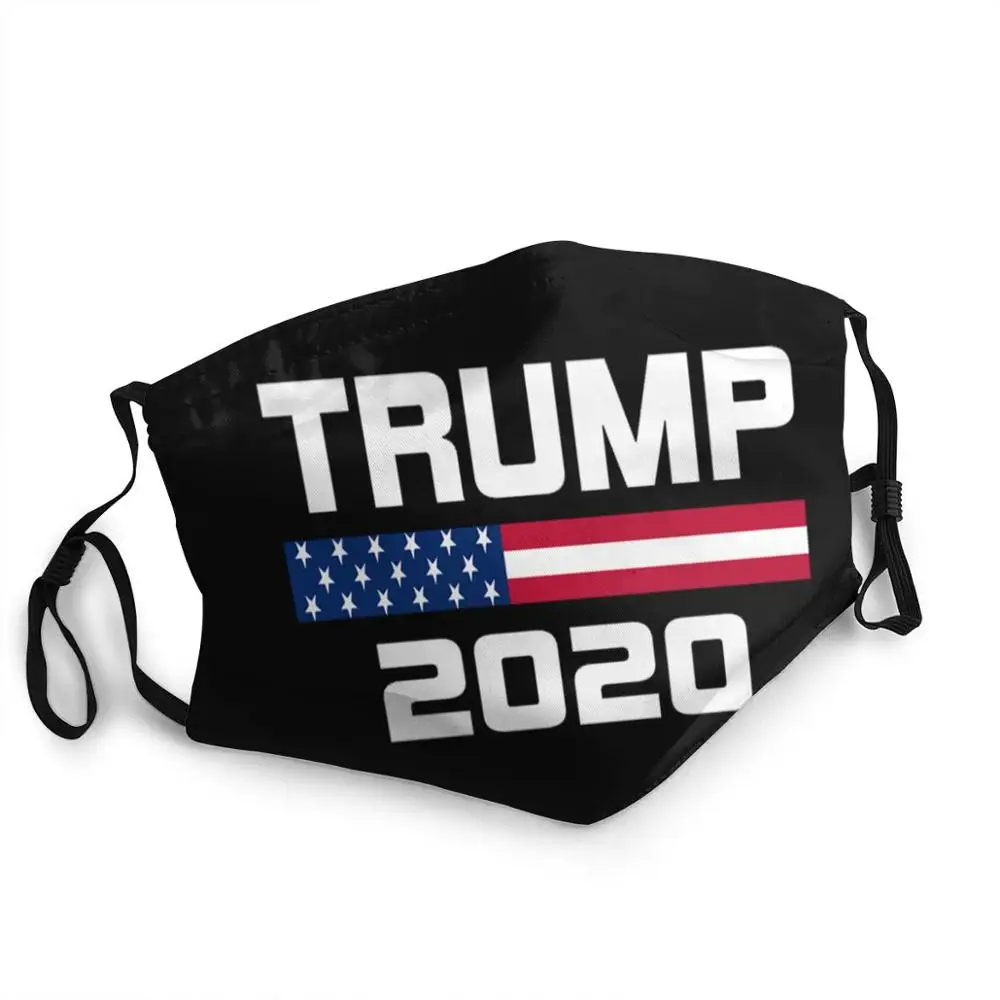 

Trump 2020 United States Presidential Election Cotton de tela lavables con filtro washable reusable