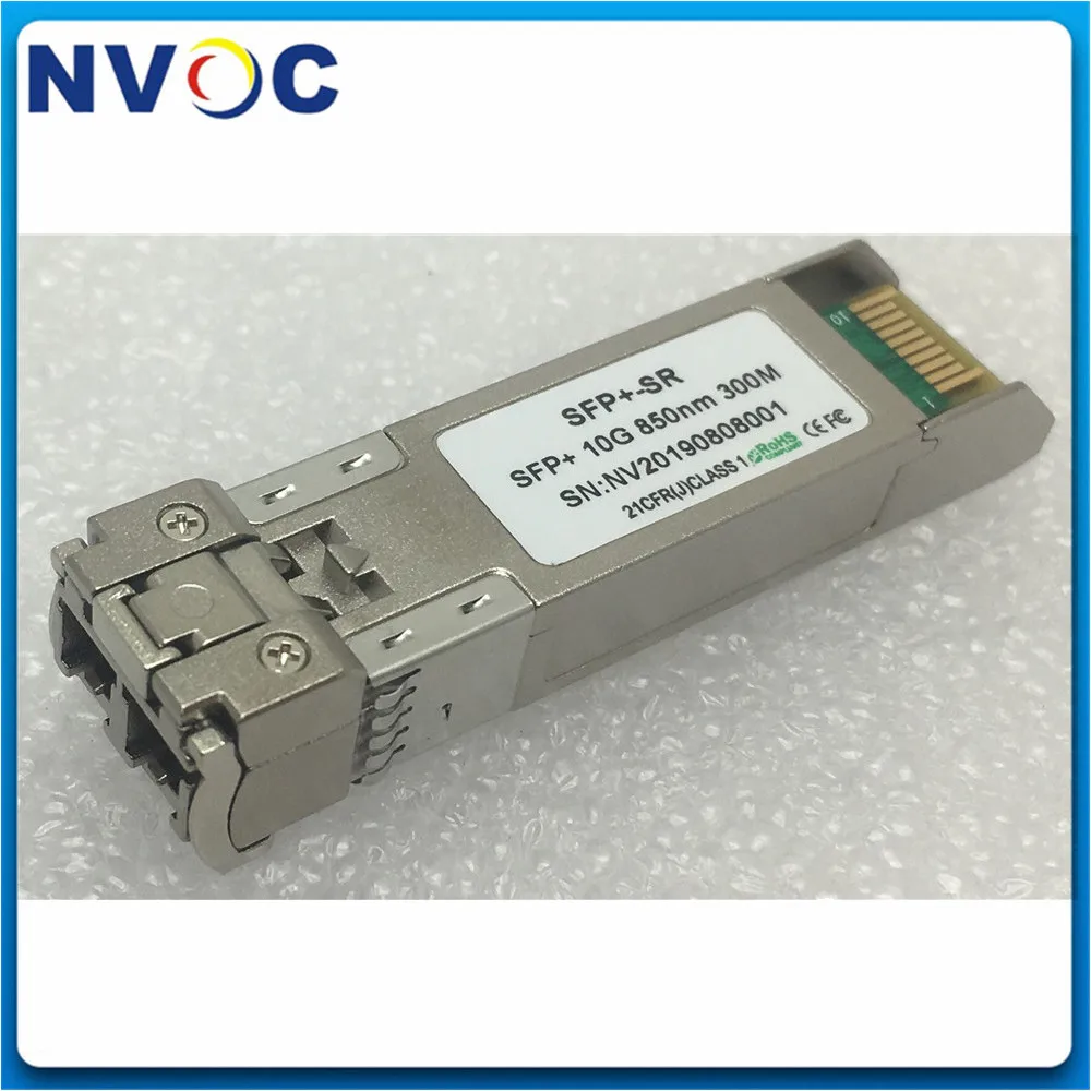 6 шт./лот 10 Гб 300 м SFP SR для 10G 10GBASE Волоконно Оптический + модуль приемопередатчика MMF