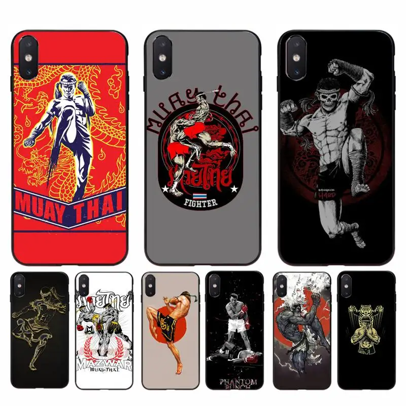 Боксерские перчатки Babaite Muay Thai оболочка чехол для телефона iphone 11 Pro Max X XS MAX 6 6s 7 8 plus