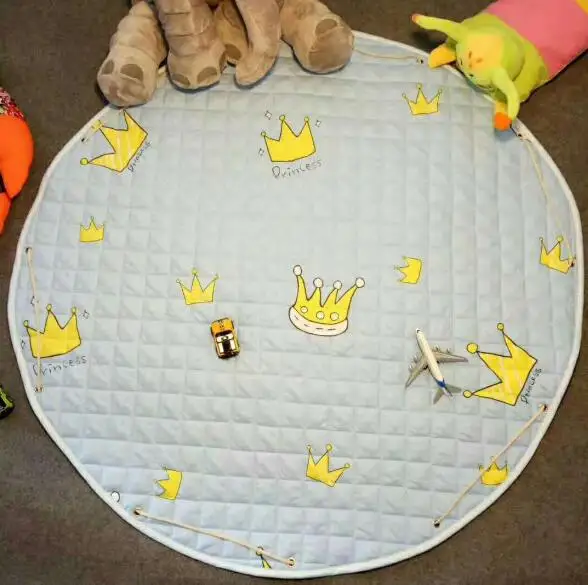 BXX034J Детский игровой коврик для ползания подстилка коврик игрушки Детский хлопковый коврик сумка для хранения мультфильм коврик диаметр 150 см Многофункциональный BXX034 - Цвет: BXX034J