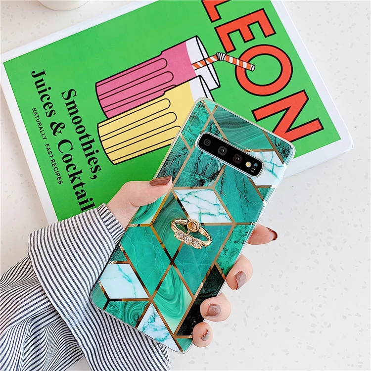 HXM чехол с розами для samsung Galaxy A40 A50 A70 S8 S9 S10 Plus S10e задняя крышка на Мягкий ТПУ силиконовый мраморный чехол для телефона