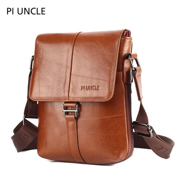 

Genuine Leather Men Small Messenger Bag Tablet Men's Shoulder Bag Handbags Vintage Cross Body Male Business Bags Cowhide Leather