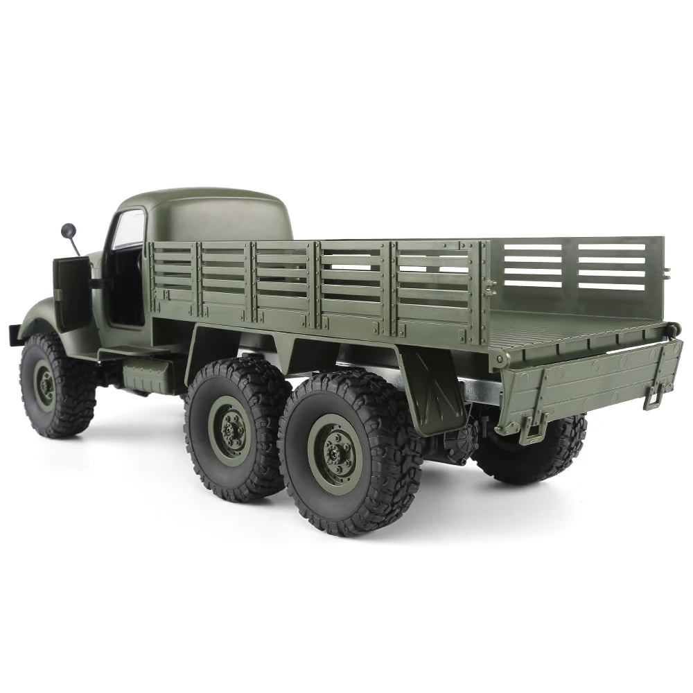 1/16 6WD внедорожник военный грузовик радиоуправляемый светодиодный гусеничный Радиоуправляемый автомобиль игрушки на дистанционном управлении подарок для детей