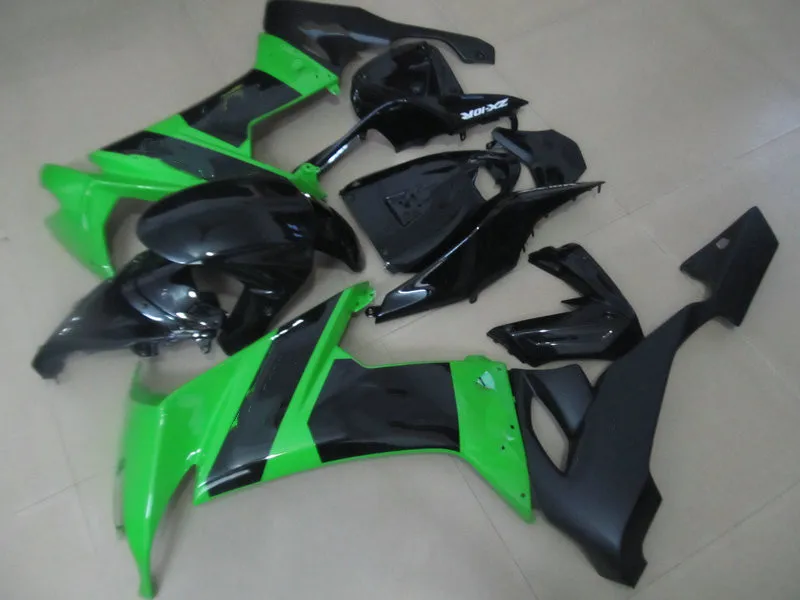 Набор обтекателей для мотоциклов KAWASAKI Ninja ZX10R 08 09 ZX 10R 2008 2009 zx10r ABS пластик зеленый