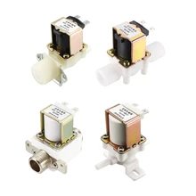 Uxcell 1 шт. Соленоидный клапан для воды D0.25/0,375/0,5 дюймов 6x15/6x18 мм DC 24 В NC нормально закрытый резьбовой впускной клапан с/без фильтра