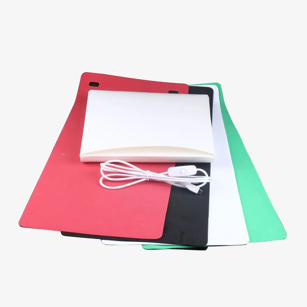 

20cm four-color button mini studio LED soft light box with USB switch line shooting station small camera box