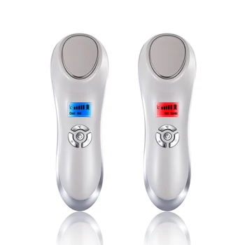 

Facial Beauty Hot & Cold Massager Remove Acne Skin Rejuvenation Skin Tightening Clean Facial Skin Care Beauty Makeup Equipment