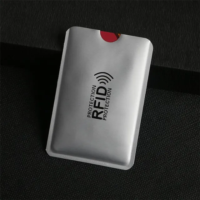 5-20PCS Anti Rfid Card Holder NFC Blocking Reader Lock Id Bank Card Holder Case Protection Metal Credit Card Case Aluminium 2
