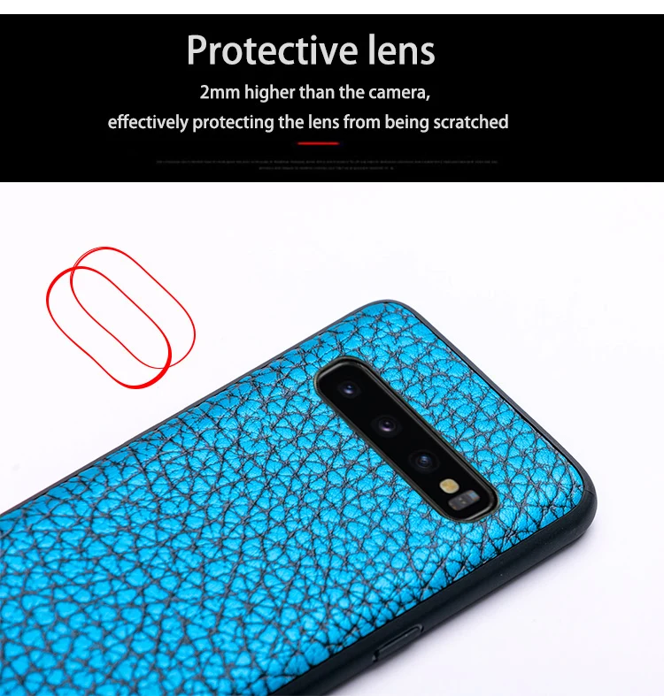 Кожаный Текстурированный чехол для телефона samsung galaxy S10 чехол для телефона на заказ из натуральной кожи чехол для мобильного телефона samsung a50