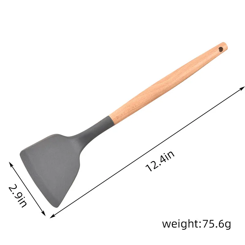 Multifunctional 2 in 1 Non-Stick Bread Egg Turners Cooking Tongs Gadgets For Kitchen Utensils Silicone Spatula Cooking Tool
