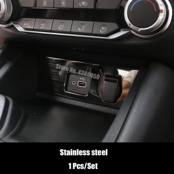 

For Nissan Sentra 2020 2021 Accessories Stainless Steel Car Cigarette Lighter Panel Decoration Cover Trim Sticker Car Styling