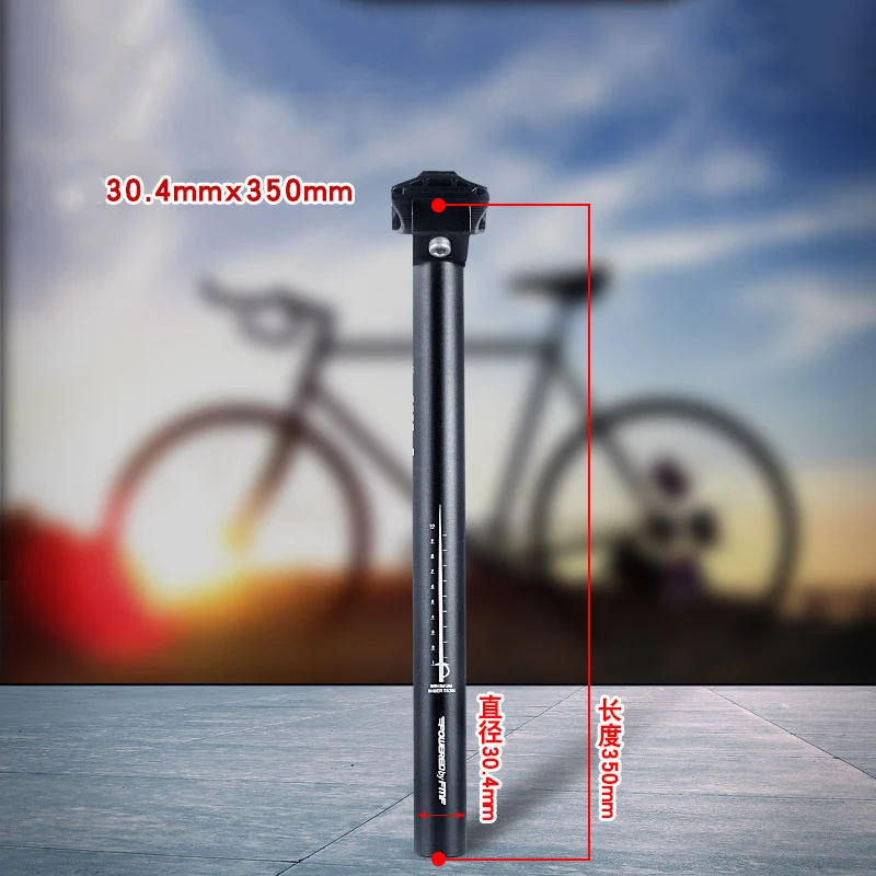 Алюминий сплав MTB дорожный велосипед Подседельный штырь для горного велосипеда 25,4/27,2/28,6/30,4/30,8/31,6 мм* 350/450 мм сиденье для горных велосипедов подседельная труба трубка - Цвет: 30.4x350mm