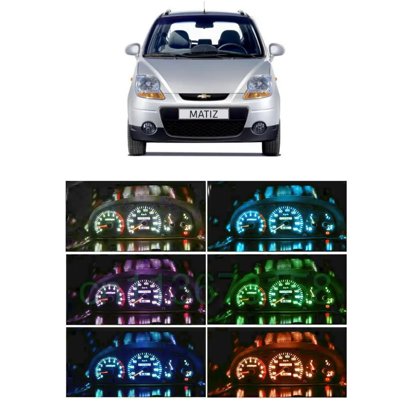 20 шт. светодиодный светильник+ Поворотный замок приборной панели светильник для Chevrolet MATIZ NIVA NUBIRA ORLANDO SPARK TACUMA EVANDA HHR