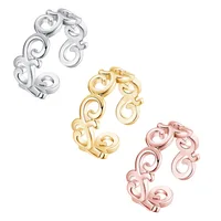 Verstelbare Teen Ringen Voor Vrouwen Zomer Strand Rose Goud Zilver Hypoallergeen Open Teen Ring Set Vinger Voet Sieraden