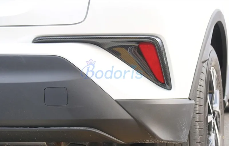 Для Toyota C-HR CHR C HR серебристый цвет задняя противотуманная фара крышка Свет Накладка рамка хром автомобиль Стайлинг Аксессуары