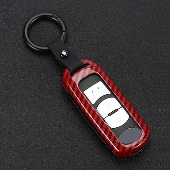 

Zinc Alloy Car Key Case For Mazda 2 3 5 6 CX-3 CX-5 CX-7 CX-9 MX-5 Miata RX-8 Remote Fob Cover Keychain Protector Bag Accessory